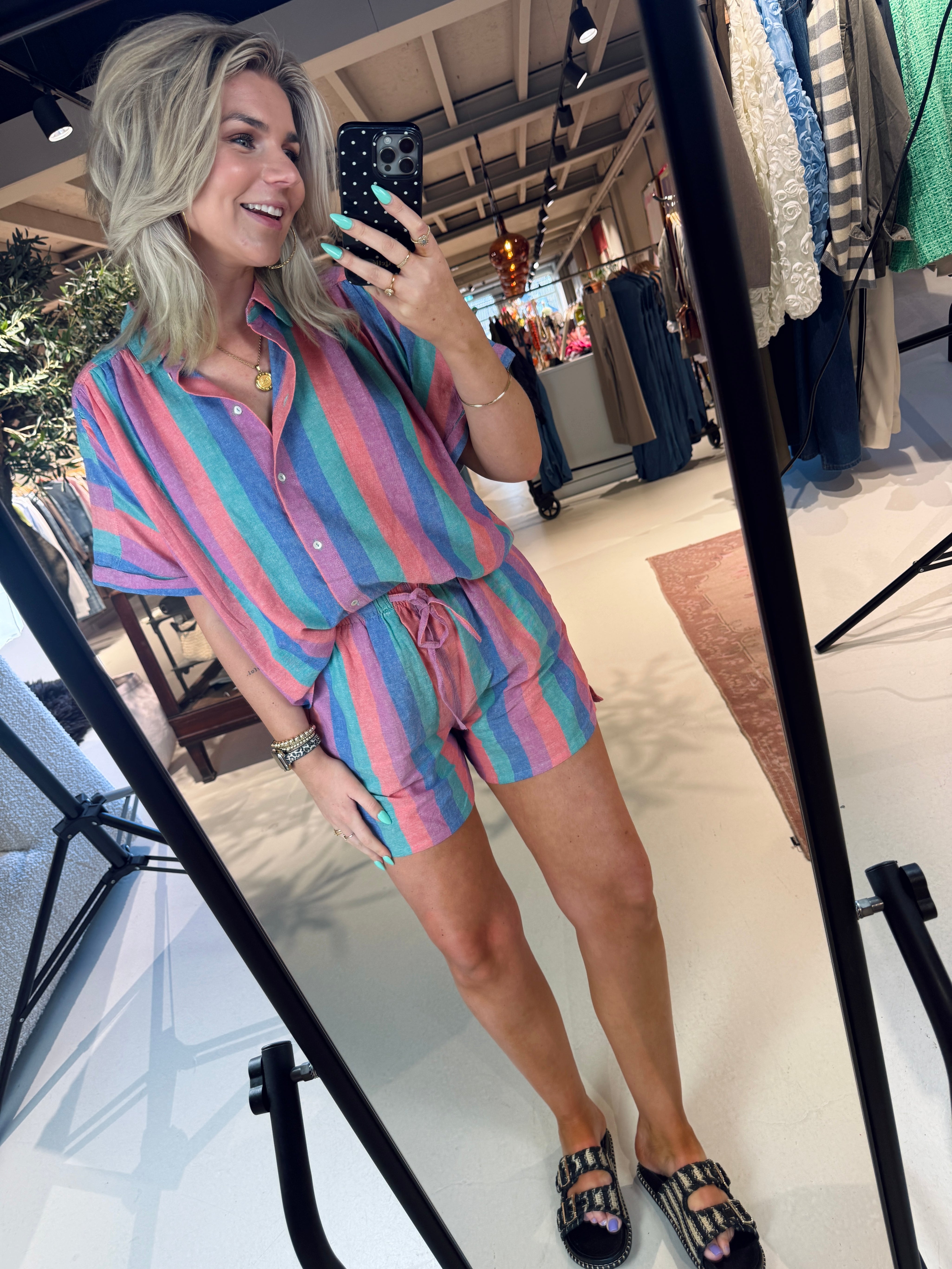 Isa rainbow shorts