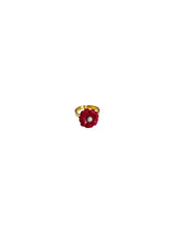 Goldring mit Blume