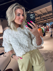TessyCC Flower Blouse