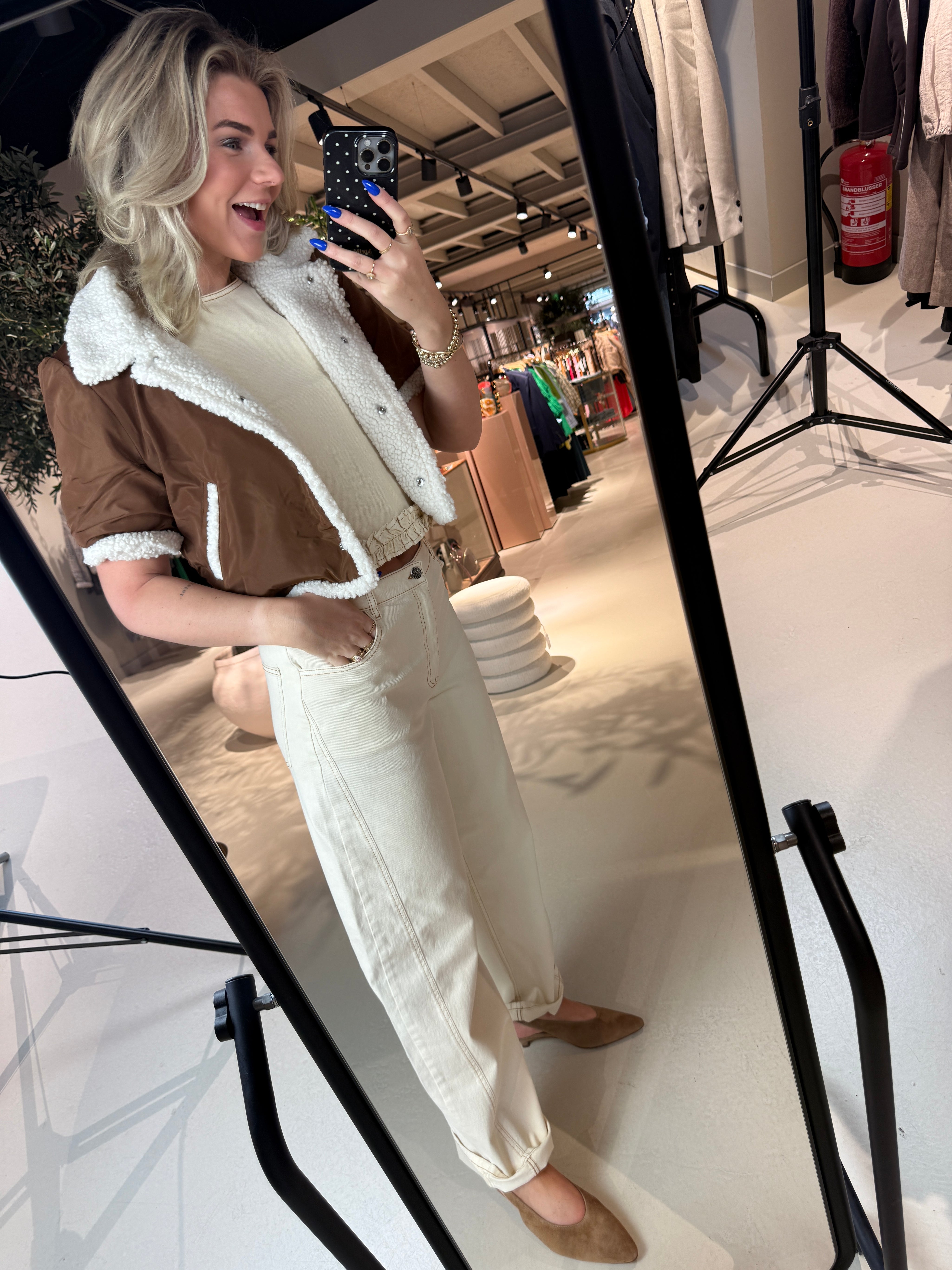 Niaka Jeans mid waist voor dames van Baum Und Pferdgarten