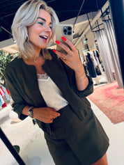 LunaCC Pocket Skirt - Military Olive