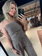 JihoCC Stripe Tube Top