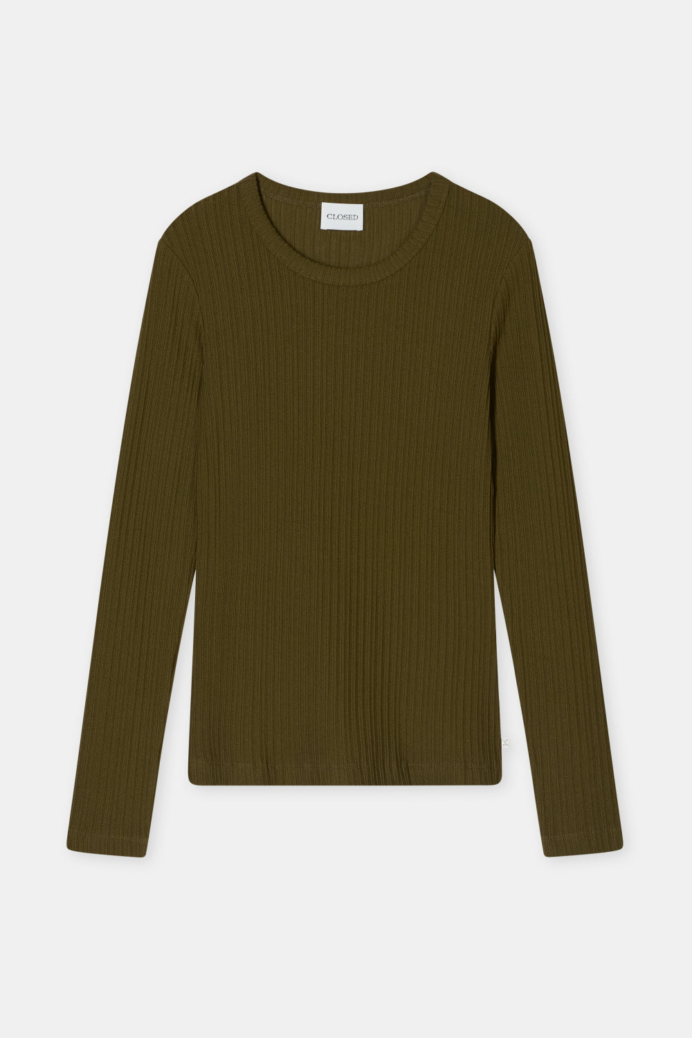 Crewneck longsleeve met ronde hals van Closed