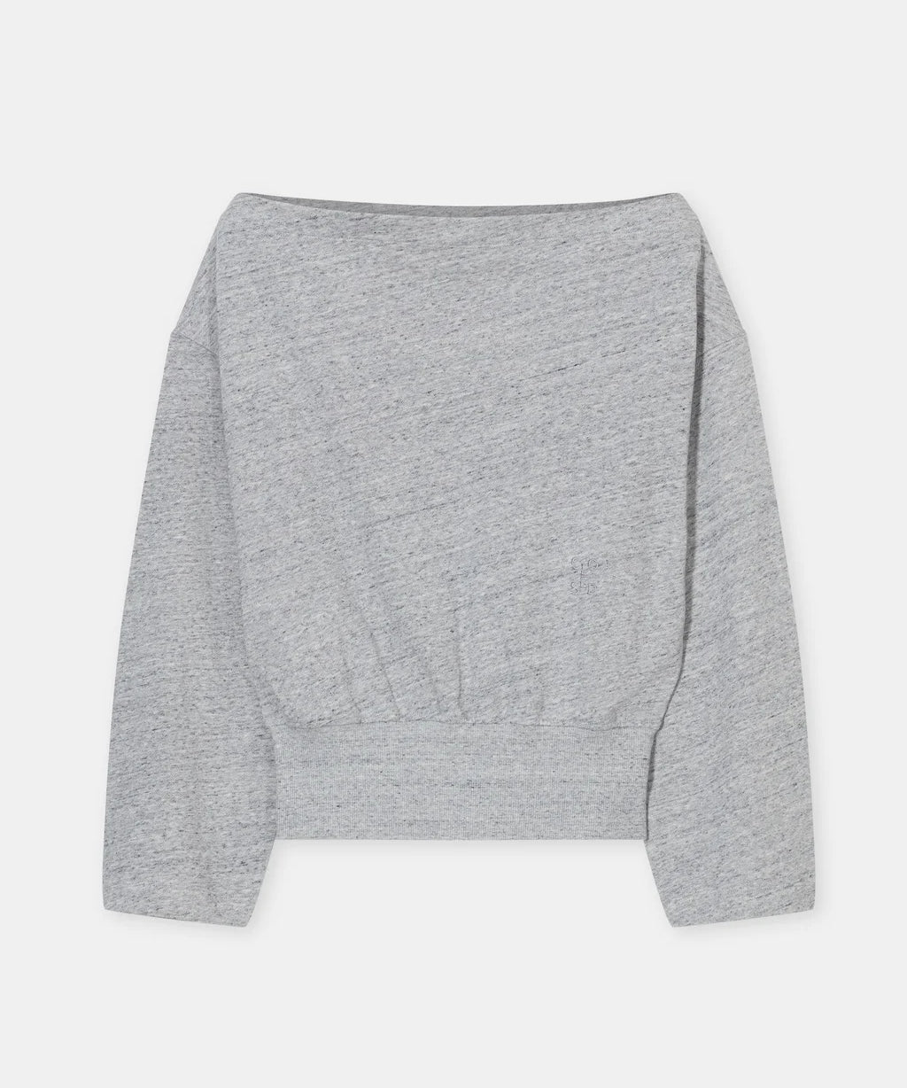 Off-shoulder sweatshirt in het grijs voor dames van Closed