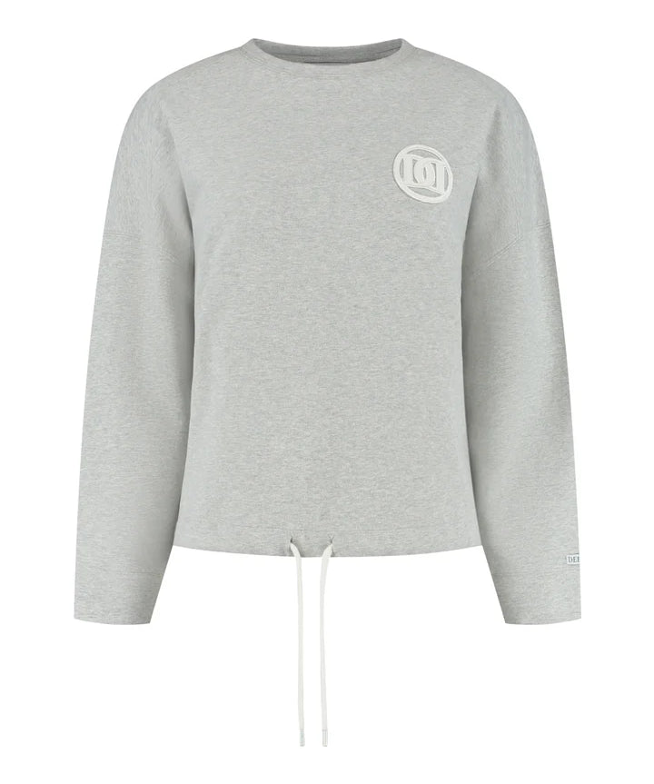 Celia Sweater met koord in de zoom van Deblon