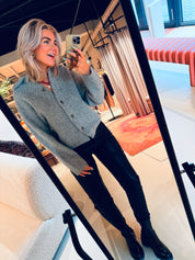 Bella Cardigan - Mid Grey