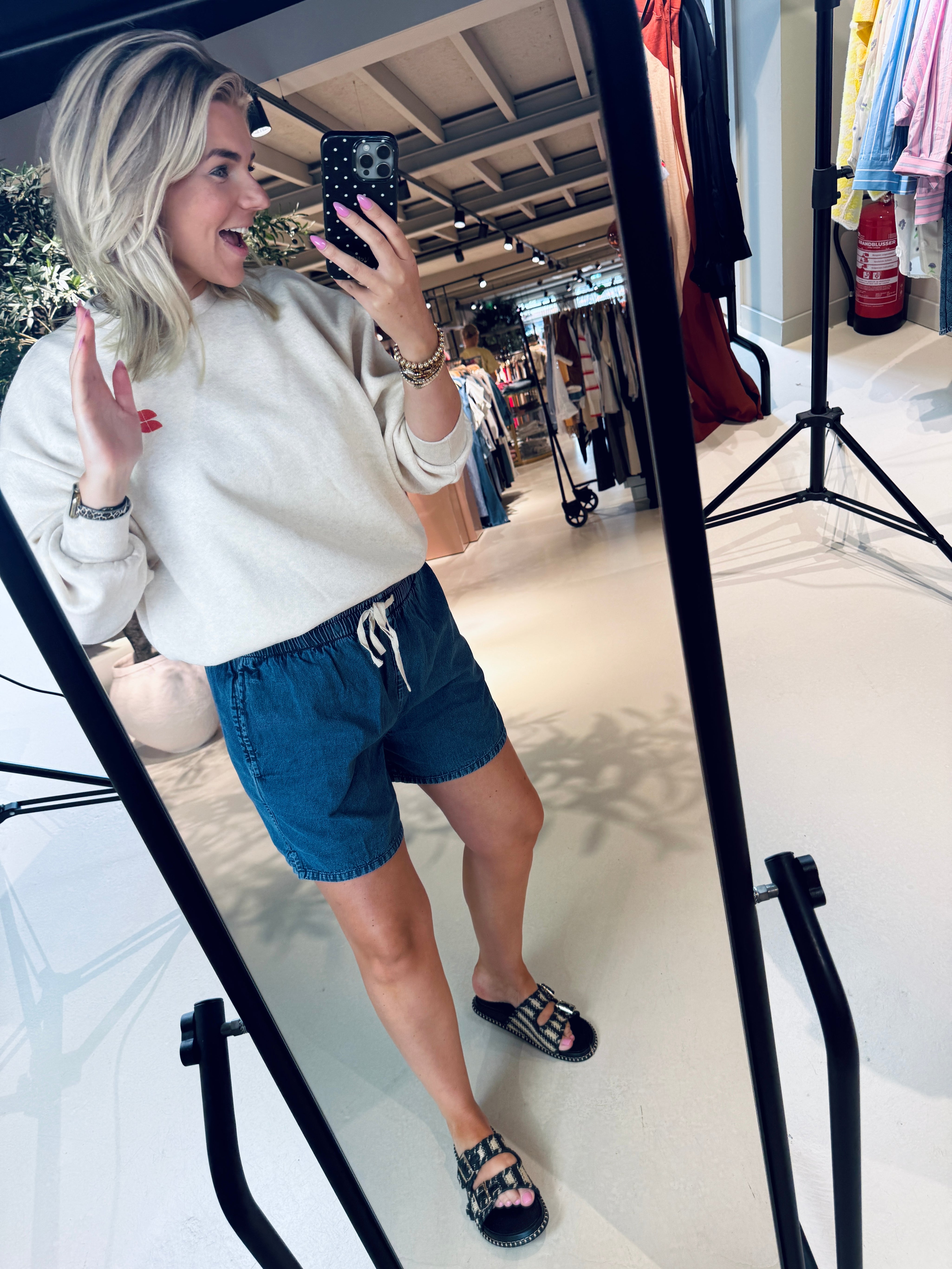 Misa denim shorts