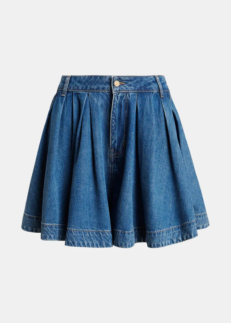 Joss Flared Jeans Shorts