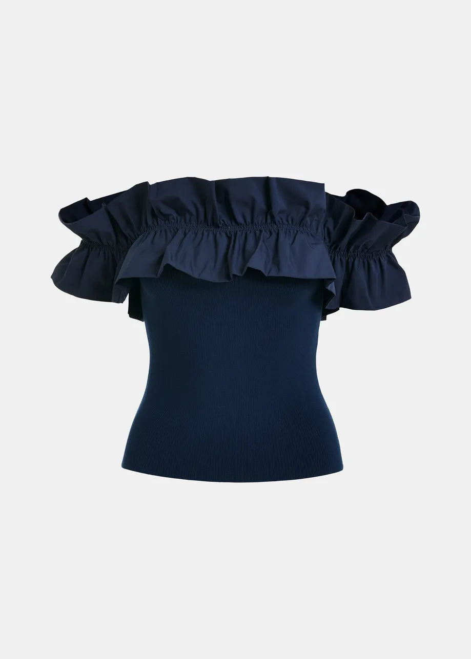Jaqua Knitted Top in twee kleuren voor dames van Essentiel Antwerp
