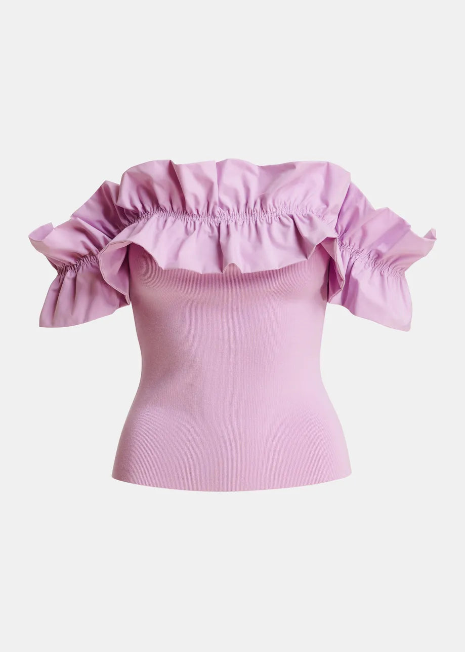 Jaqua Knitted Top in twee kleuren voor dames van Essentiel Antwerp