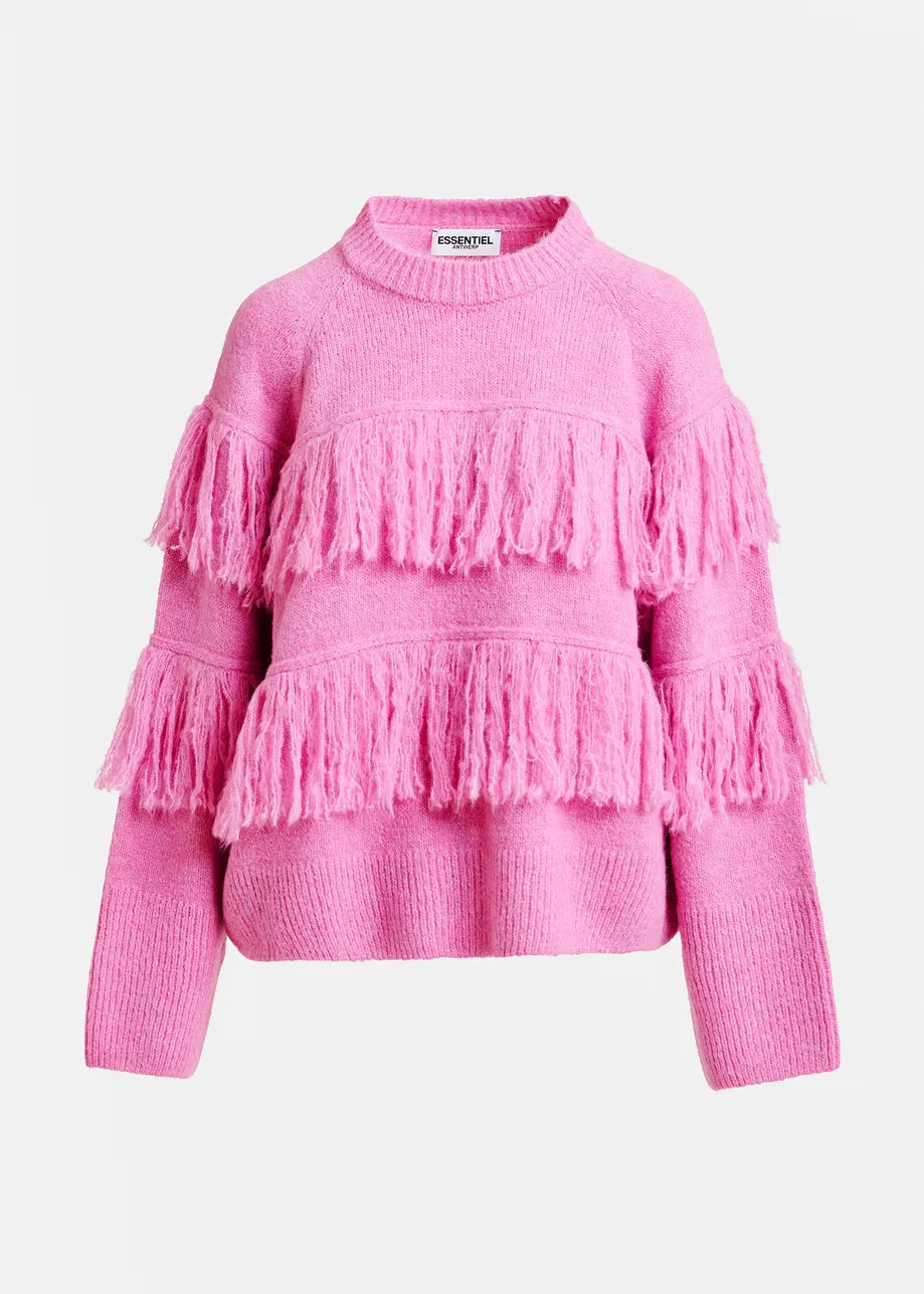 Johns pullover with fringes