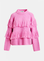 Johns pullover with fringes