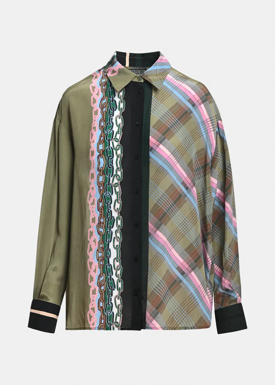 King Placed Print Shirt
