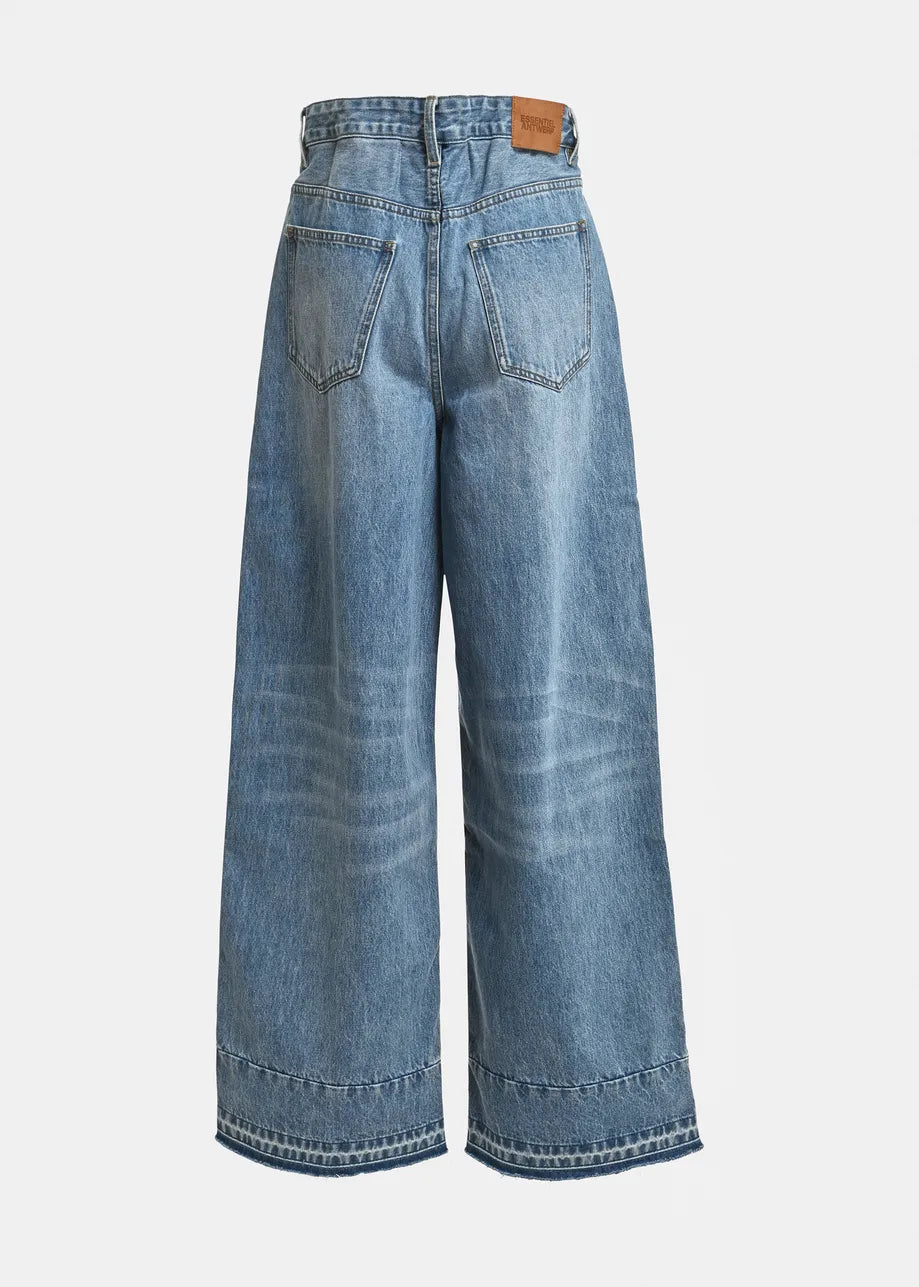 Krisp Fabric Mix Jeans