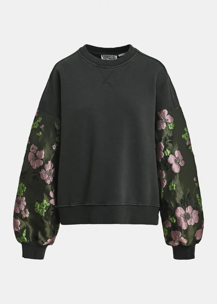 Kueer Jacquard Sleeve Sweatershirt