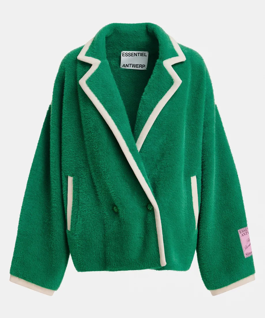 Kugar Contrast Cardigan voor dames van Essentiel Antwerp