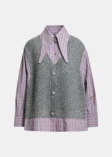 Kute Fabric Mix Shirt