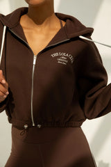 Maya Zip Through Kapuzenpullover