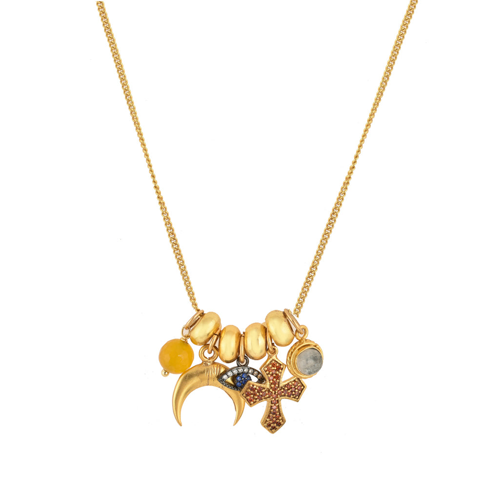 Ketting met meerdere bedels