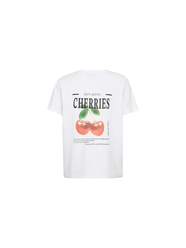 MMLail O-SS Cherry Tee voor dames van Co'Couture