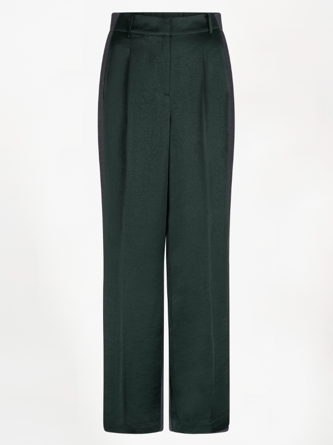 Jules creased satin pants