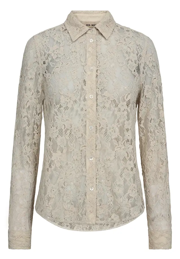 MMKether Lace Sequin Shirt