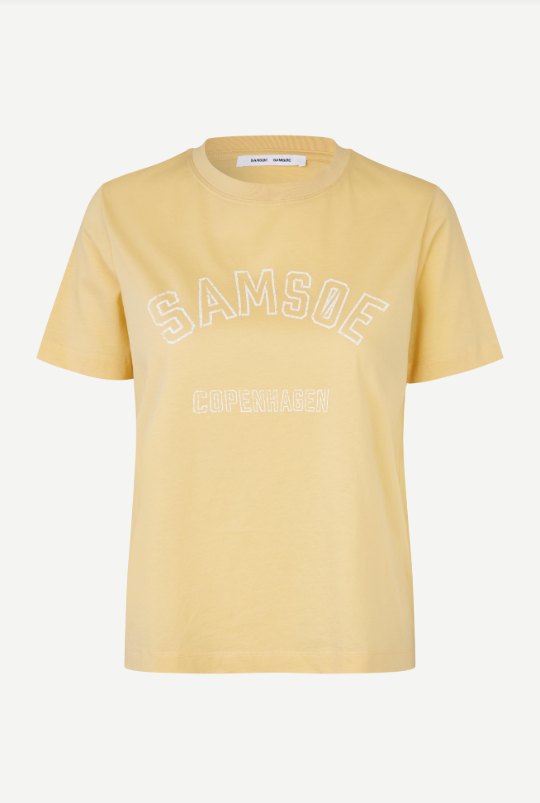 Sacamino ss T-shirt voor dames van Samsoe&Samsoe