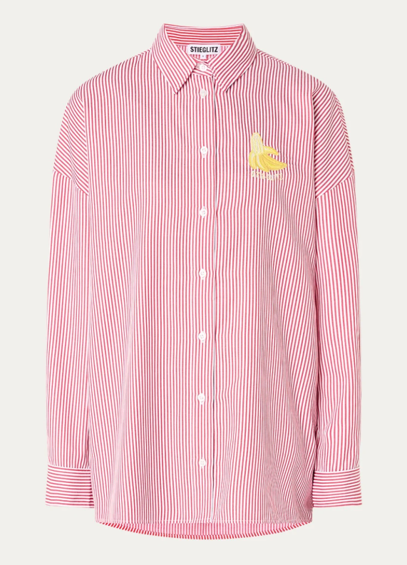 Lua Blouse met banaan embleem voor dames van Stieglitz 
