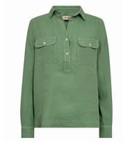 MMEnna Linen Pocket Blouse