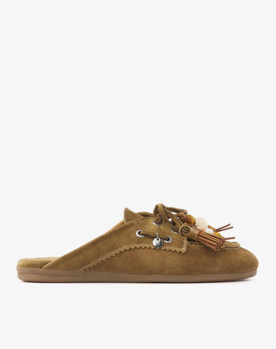 June Rhea Instappers in bruin en beige voor dames van Via Vai