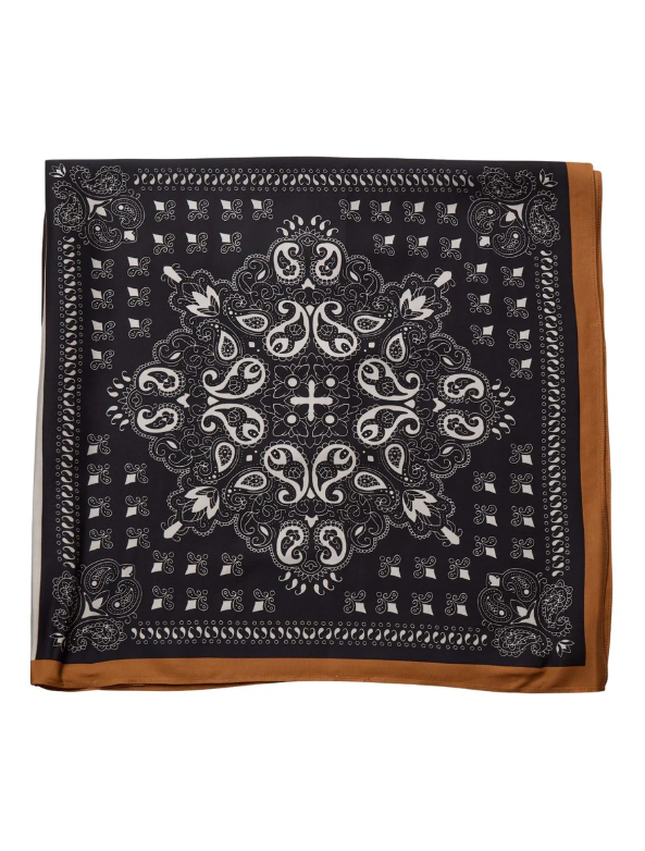 UsoCC Scarf bruin wit voor dames van Co'Couture