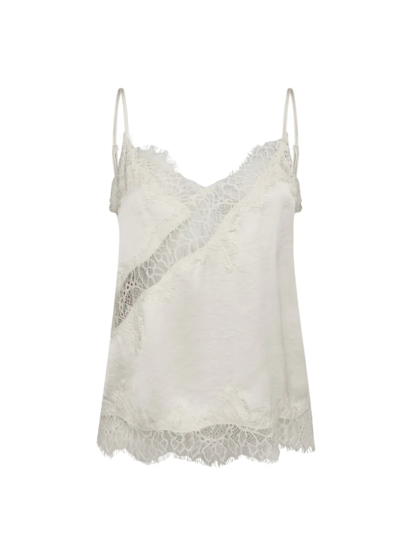 IdunCC Lace Top met kant in het wit en groen van Co'Couture