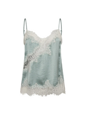 IdunCC Lace Top met kant in het wit en groen van Co'Couture