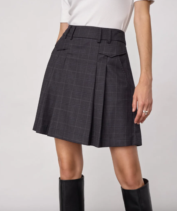 EloraCC Pocket Pleat Mini Skirt
