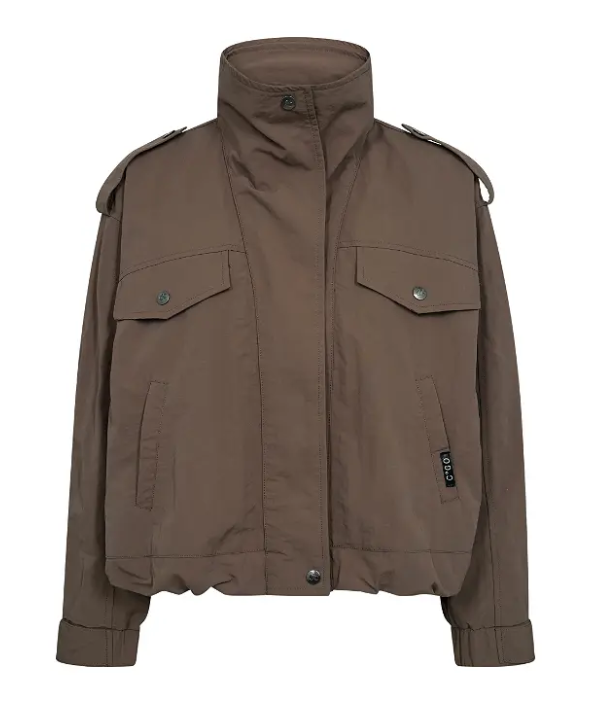 AlinaCC Double Funnel Neck Jacket