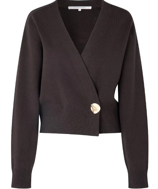 Saria Wrap Knit voor dames van Second Female