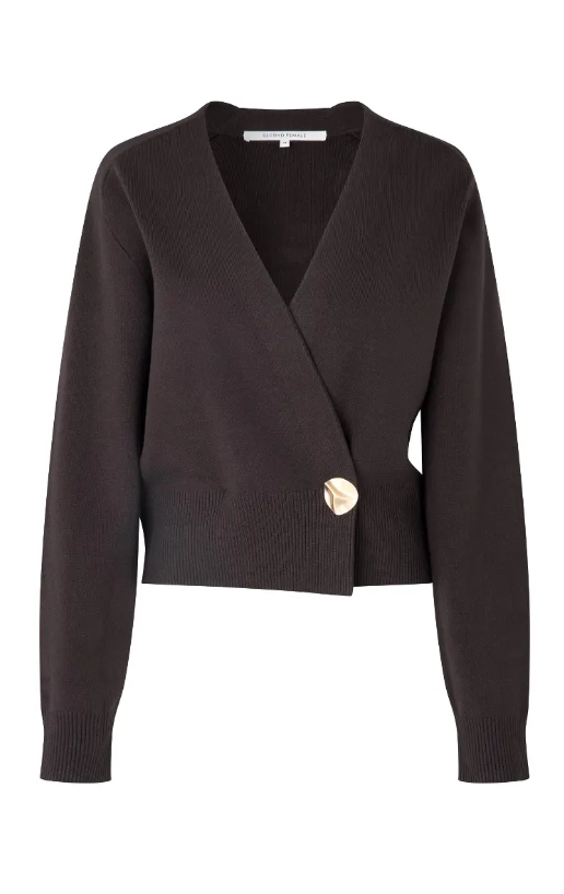 Saria Wrap Knit voor dames van Second Female