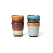 70s ceramics ristretto mugs set of 4 HKLiving