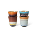 70s ceramics: ristretto mugs (set of 4)