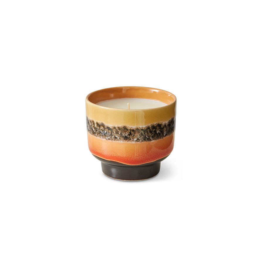 ACS0009 70s ceramics: small scented candle - Tulum