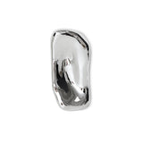 Glass sculpture chrome no. 1