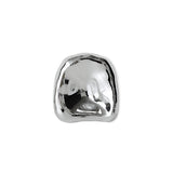 Glass sculpture chrome no. 2