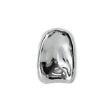 Glass sculpture chrome no. 4