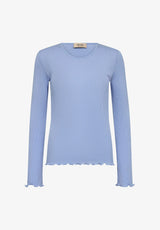 MMElaine Seamless Silk O-LS Tee