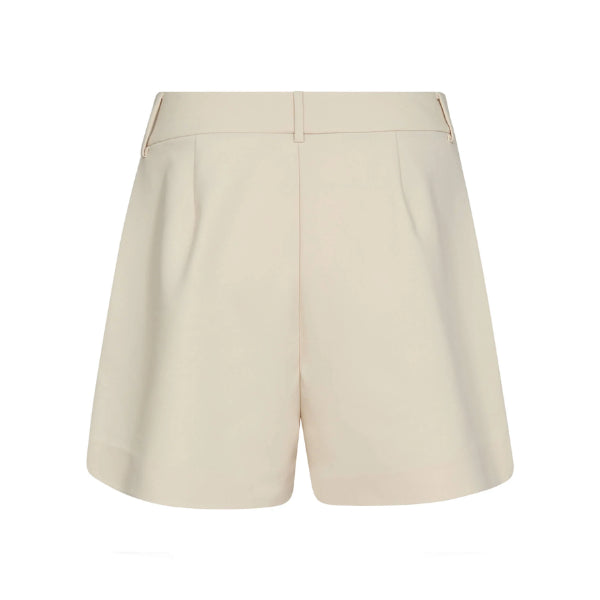 VolaCC Crop Pleat Shorts - Bone
