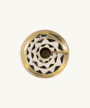 Curly snake candle holder