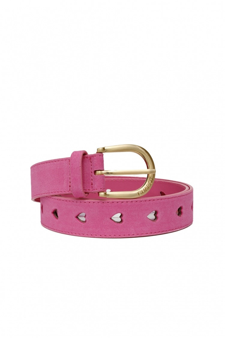 Cut it out Heart Belt - Pink Candy