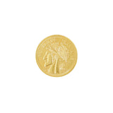 Gouden Munt Broche