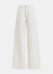 Haster panelled colour jeans - Off White