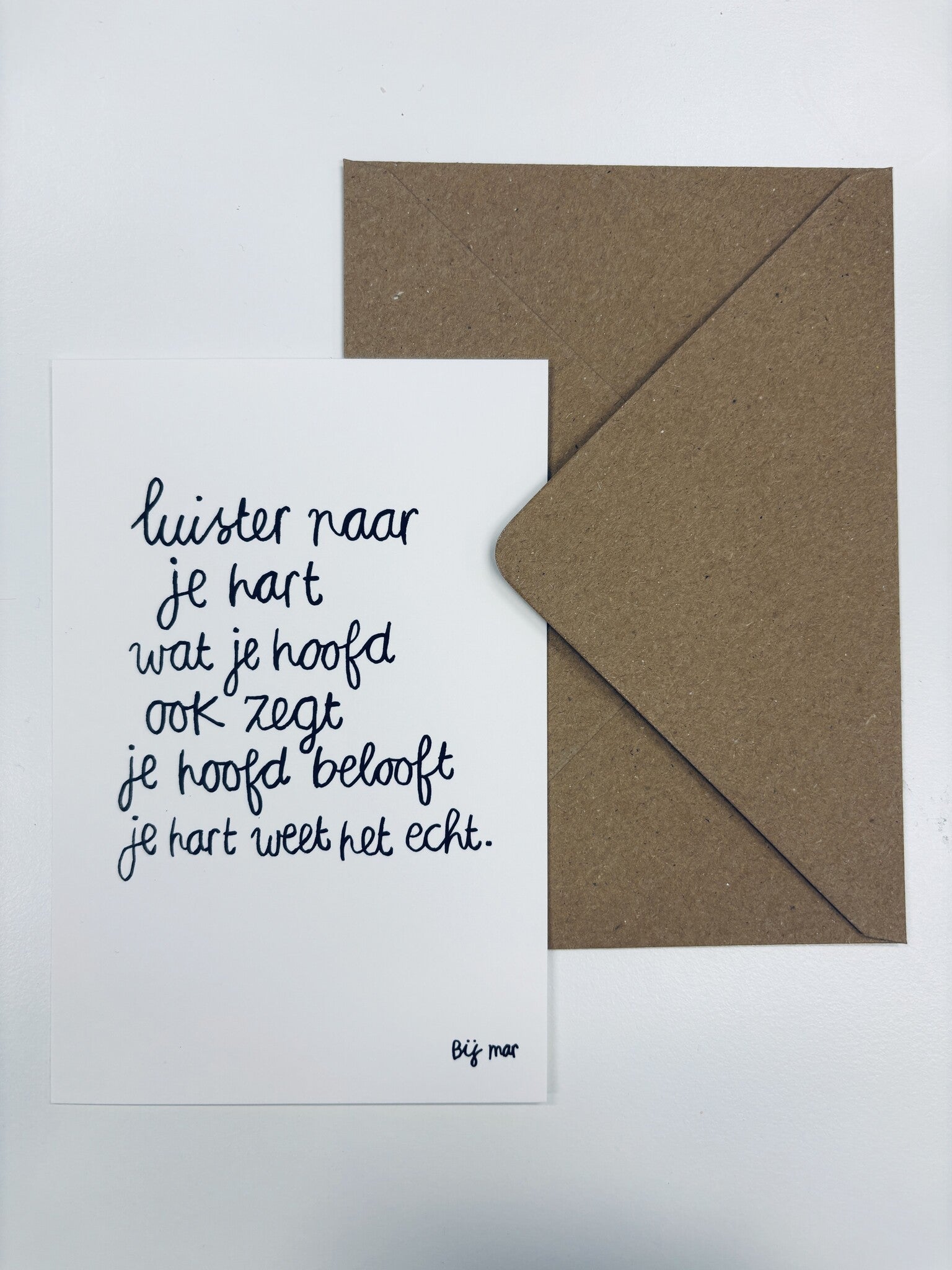 Kaart - Luister naar je hart